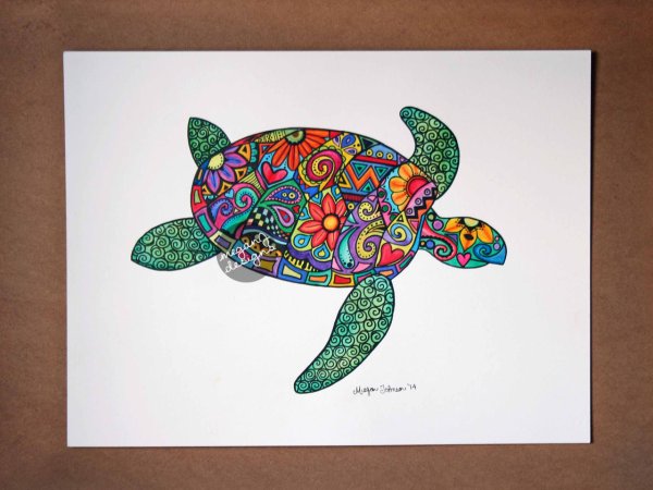 Черепаха рисунок