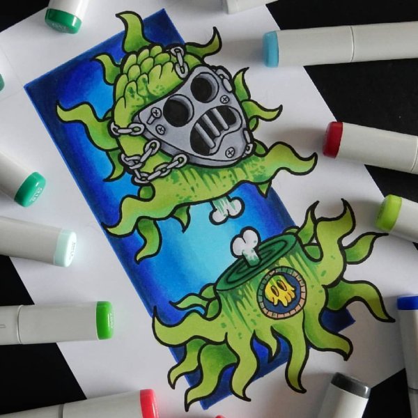 Монстры фломастером