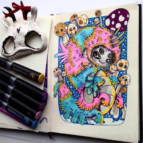 Idiotstile скетчбук