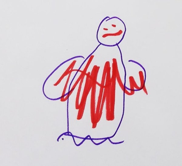 Приведение фломастерами