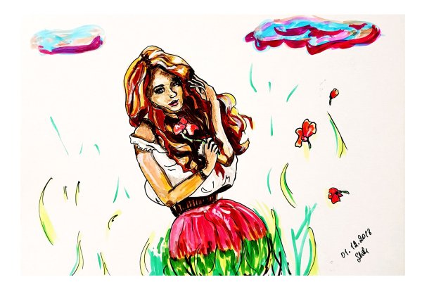 Рисунки маркерами