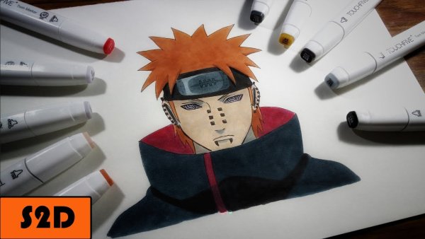 Рисунок Пейна маркером