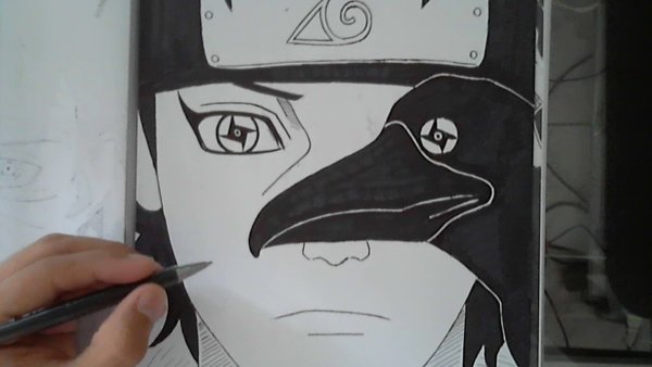 Шисуи Наруто маркером