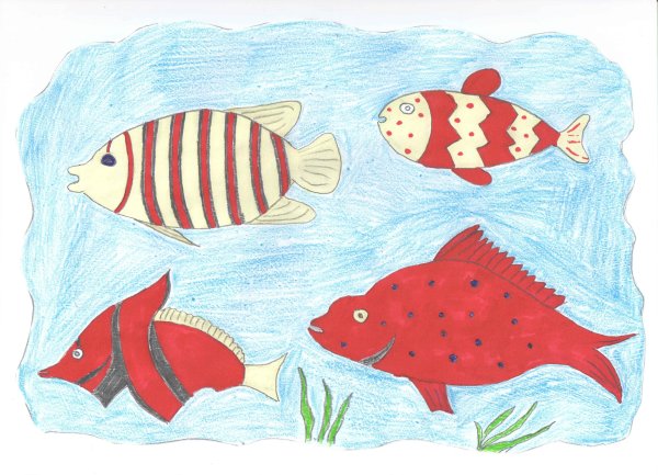 Аквариум маркерами