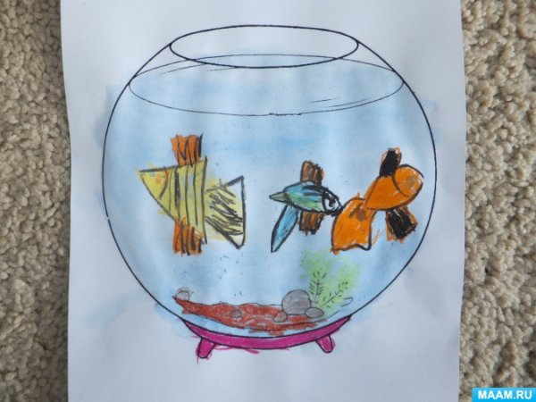 Подводный мир рисунок