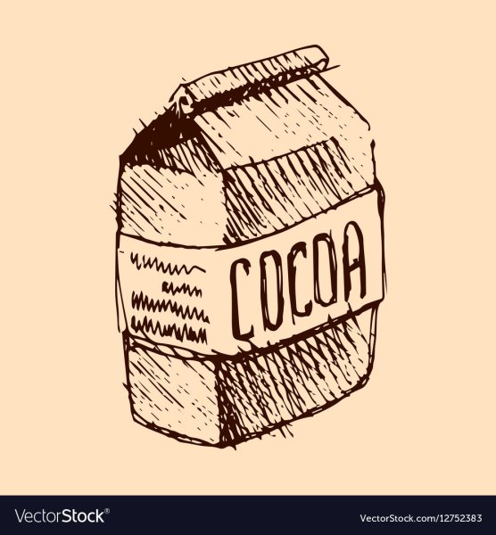 Упаковка какао рисунок