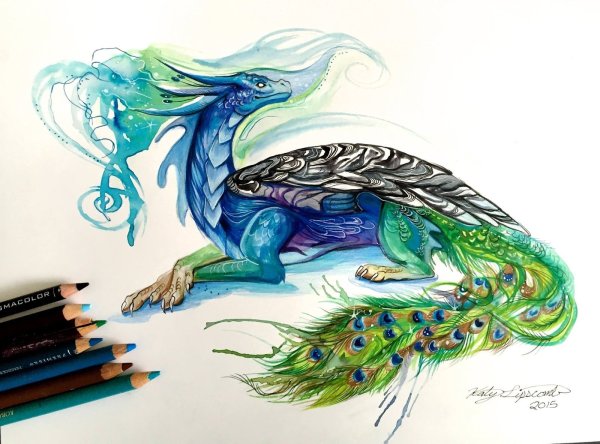 Глаз дракона маркером