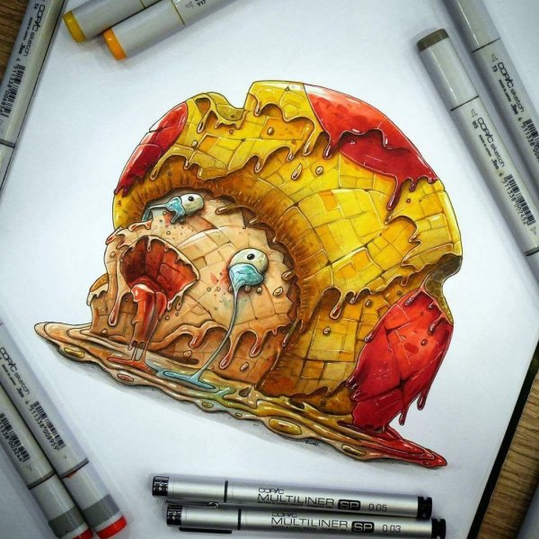 Маркер черный