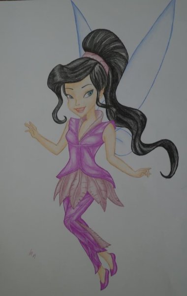 Феи Дисней персонажи скетчи Серебрянка