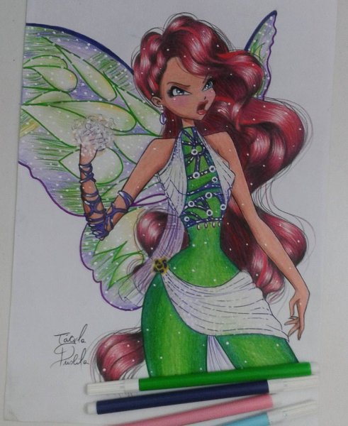 Рисунки маркерами феи