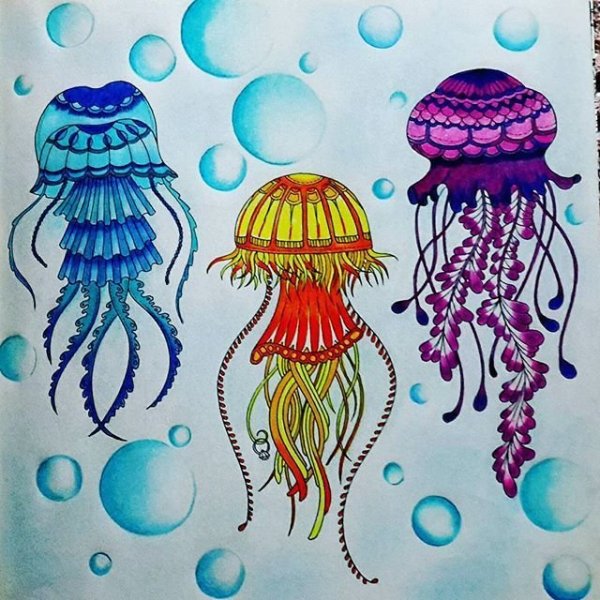 Затерянный океан Раскрашенные медузы