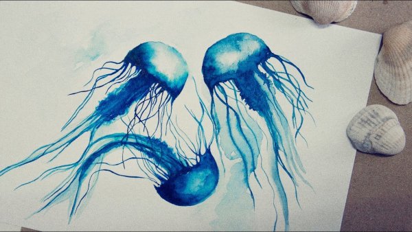 Необычные рисунки в скетчбук