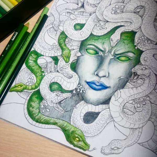 Медуза Марвел арт