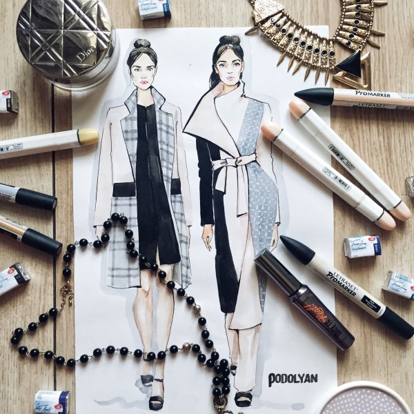 Фэшн скетчинг