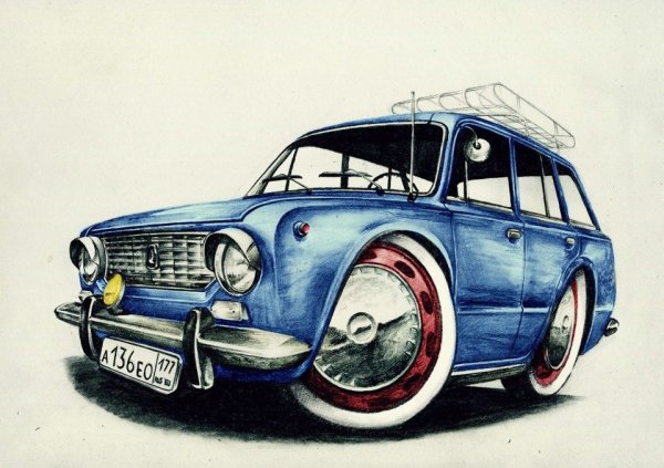 Автомобиль карикатура