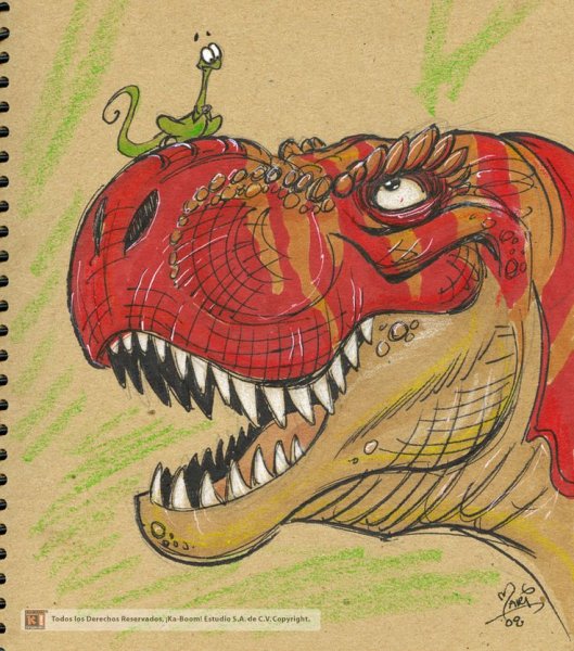 Мариана Морено рисунки динозавров