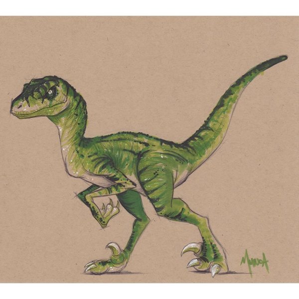 Скетчинг динозавры