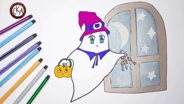 Приведение фломастерами