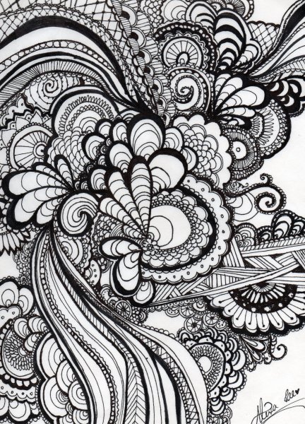 Стиль рисования дудлинг