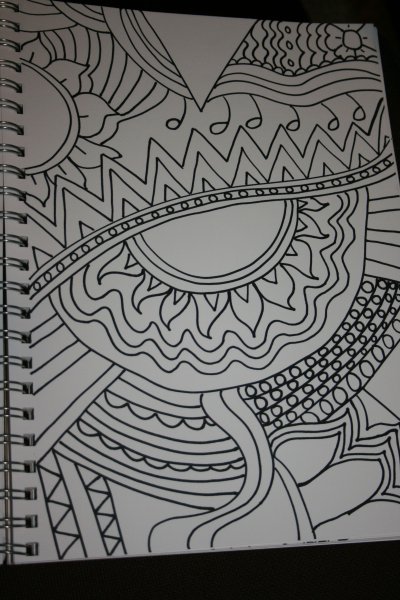 Орнамент фломастером