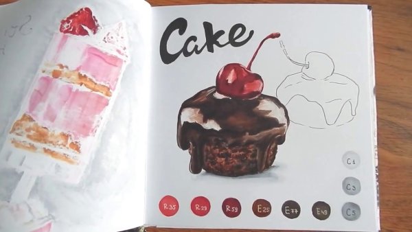 Шоколадка рисунок маркерами