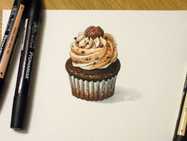 Шоколад маркерами