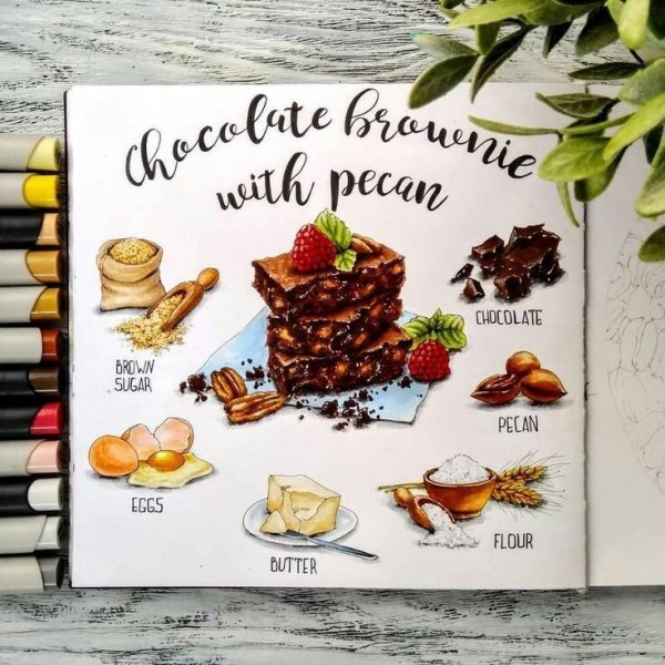 Скетчинг рецепты