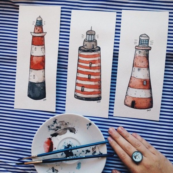 Маяк Акварельные маркеры