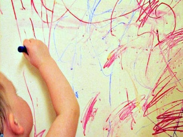 След от фломастера