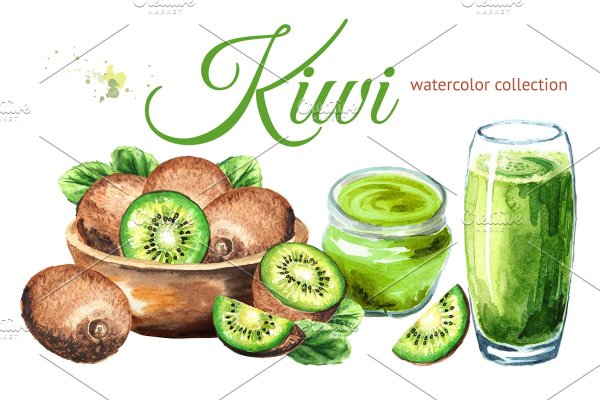 Киви рисунок маркерами