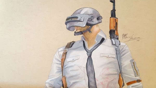 PUBG рисунки карандашом
