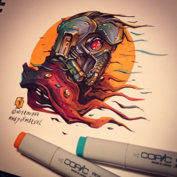 Арт маркерами