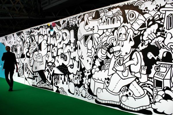 Маркеры для граффити на стенах