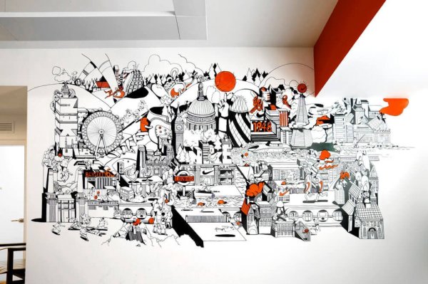 Стили рисования на стенах