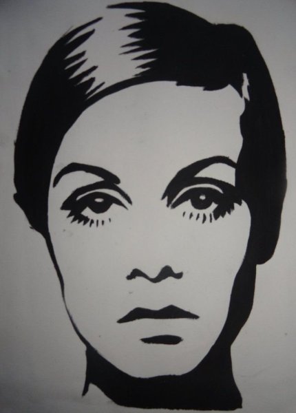 Энди Уорхол силуэт