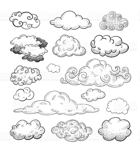Облака скетч