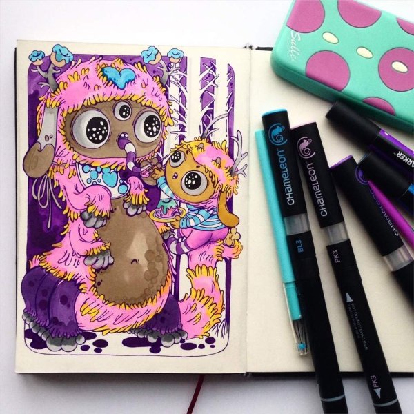 Idiotstile монстры