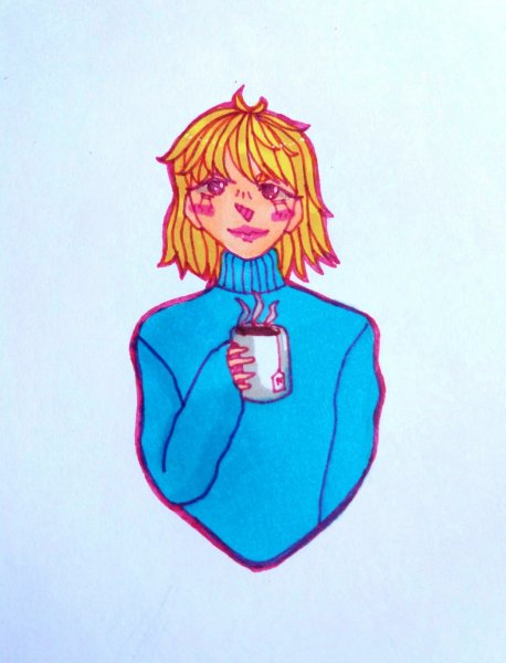 Рисунки фломастером Машу