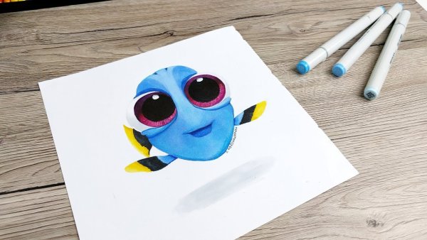 Рисунки маркерами головоломка