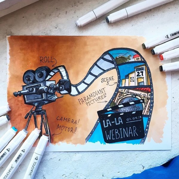 Тревел скетчинг Италия