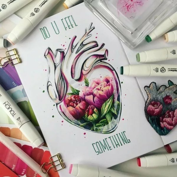 Маркер «цветок»