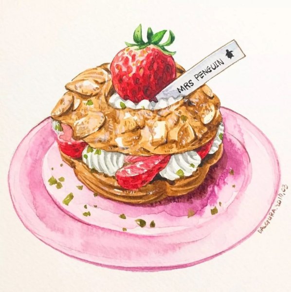 Нарисованная еда