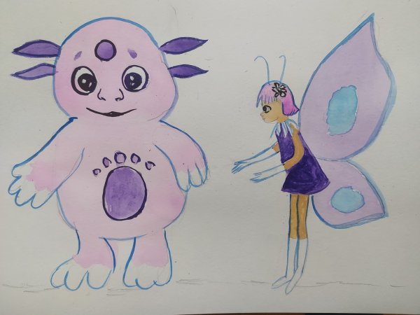 Лунтик иллюстрации