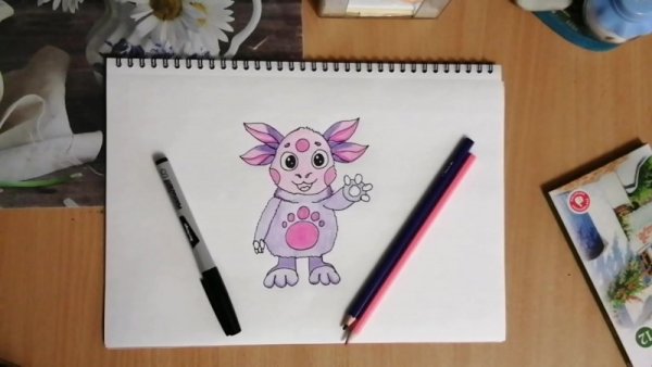 Лунтика и еще фломастеры