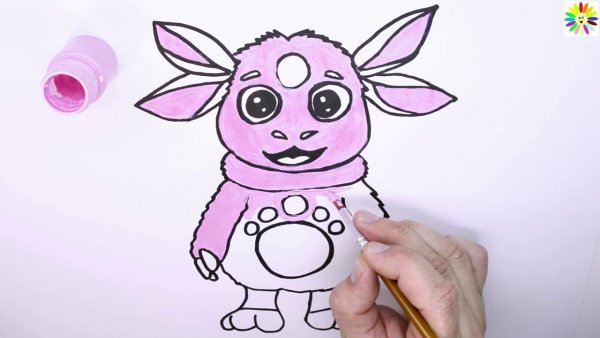 Фломастеры Лунтик