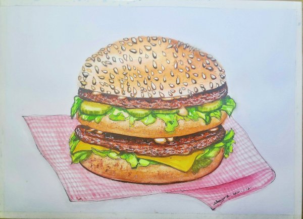 Скетчинг еда