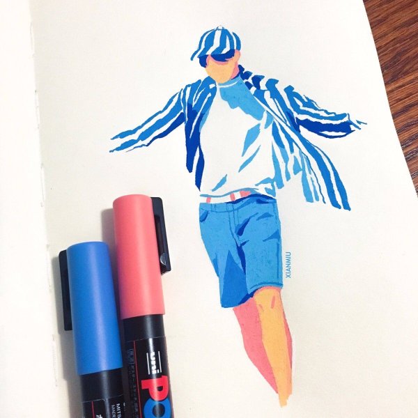 БТС маркерами