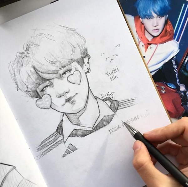 Скетчбук БТС