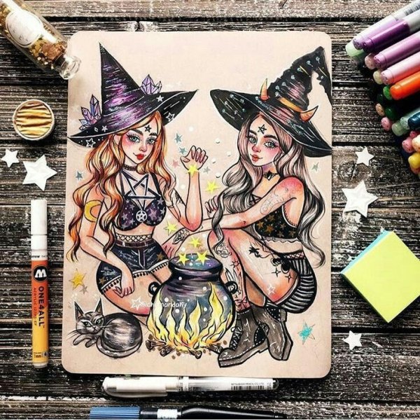 Скетчбук ведьмы