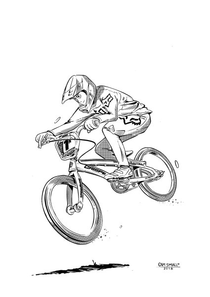 BMX рисунок